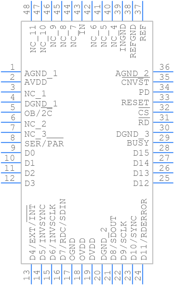 AD7660ASTZ - Analog Devices - PCB symbol