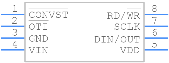 AD7818ARZ - Analog Devices - PCB symbol