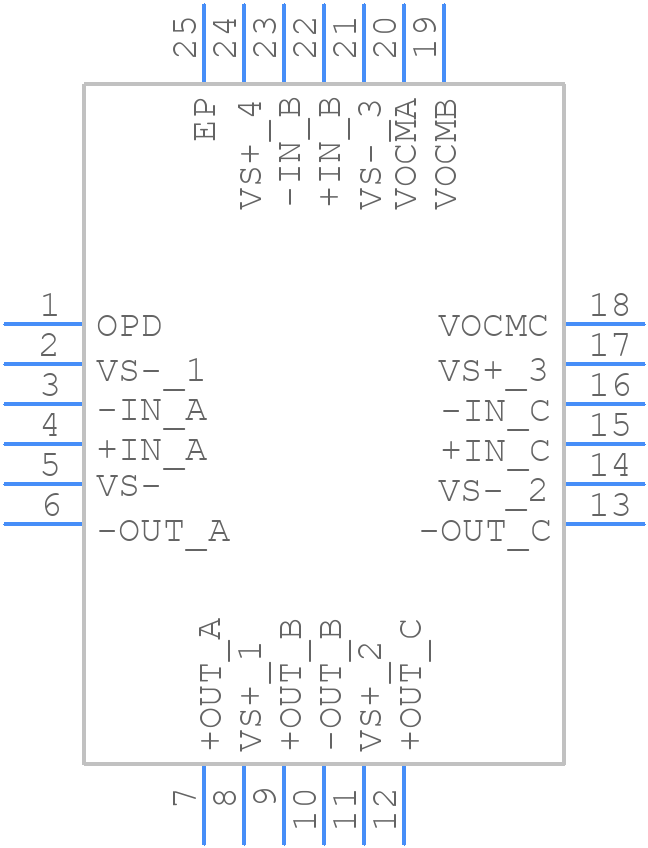 AD8146ACPZ-RL - Analog Devices - PCB symbol