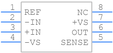 AD8276ARZ-RL - Analog Devices - PCB symbol