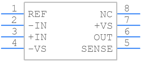 AD8276BRZ-R7 - Analog Devices - PCB symbol