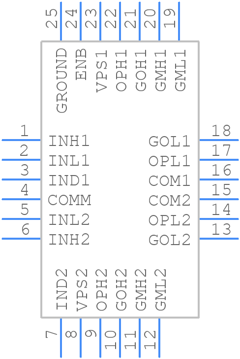 AD8432ACPZ-RL - Analog Devices - PCB symbol