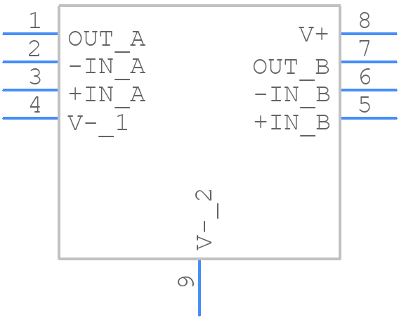 AD8617ACPZ-R7 - Analog Devices - PCB symbol