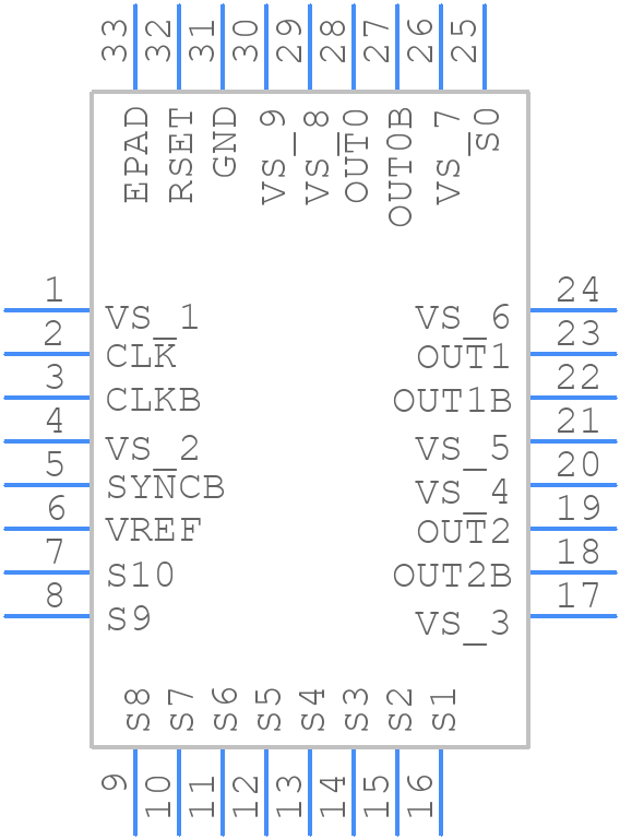 AD9513BCPZ - Analog Devices - PCB symbol