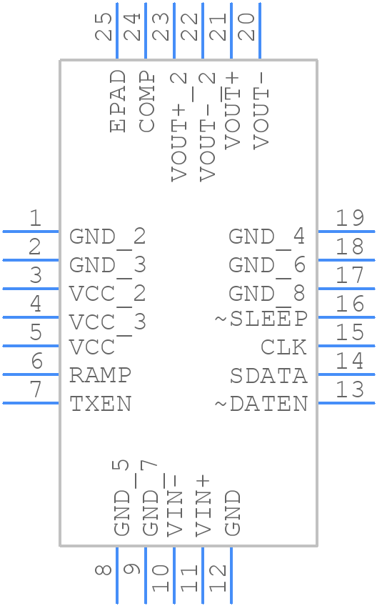 ADA4320-1ACPZ-R2 - Analog Devices - PCB symbol