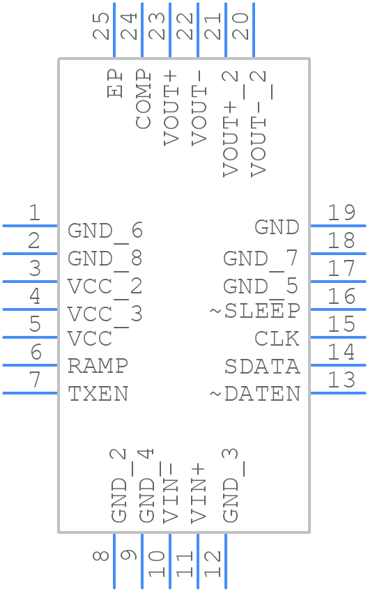 ADA4320-1ACPZ-R7 - Analog Devices - PCB symbol