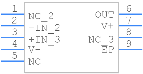 ADA4627-1ACPZ-R2 - Analog Devices - PCB symbol
