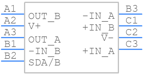 ADA4691-2ACBZ-R7 - Analog Devices - PCB symbol