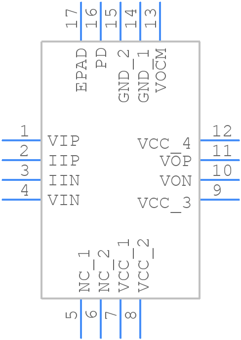 ADA4960-1ACPZ-R2 - Analog Devices - PCB symbol