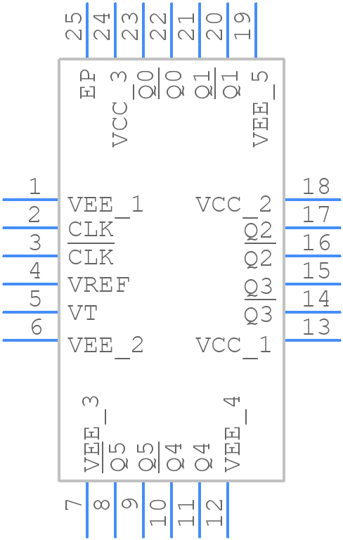 ADCLK946BCPZ-REEL7 - Analog Devices - PCB symbol