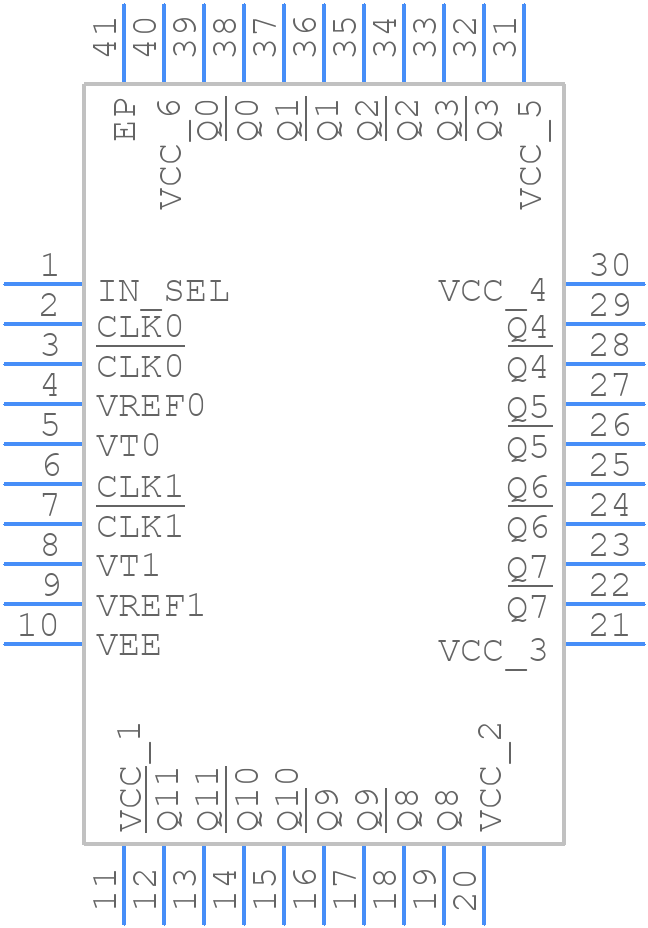 ADCLK954BCPZ-REEL7 - Analog Devices - PCB symbol