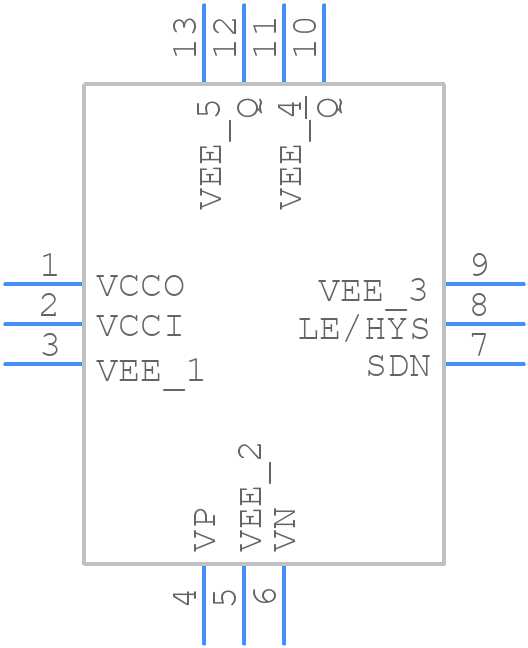 ADCMP607BCPZ-R7 - Analog Devices - PCB symbol