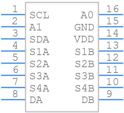 ADG729BRUZ - Analog Devices - PCB symbol