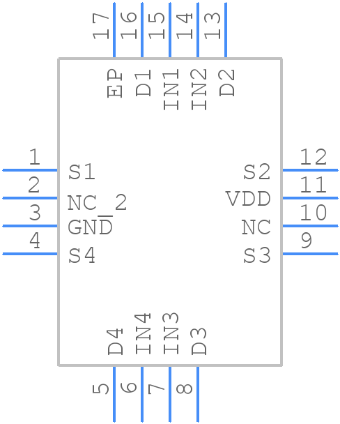 ADG811YCPZ-REEL - Analog Devices - PCB symbol