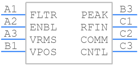 ADL5502ACBZ-P7 - Analog Devices - PCB symbol