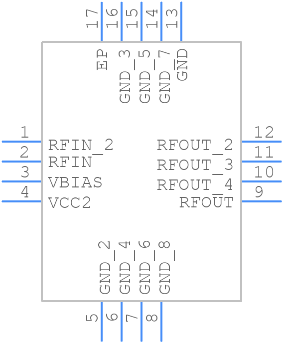 ADL5604ACPZ-R7 - Analog Devices - PCB symbol