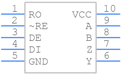 ADM489ABRMZ-REEL7 - Analog Devices - PCB symbol