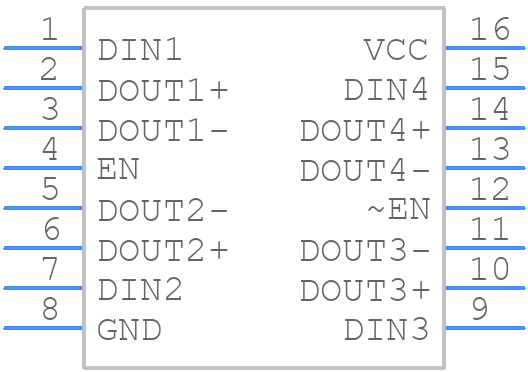 ADN4665ARZ-REEL7 - Analog Devices - PCB symbol
