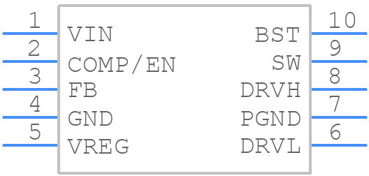 ADP1870ARMZ-0.3-R7 - Analog Devices - PCB symbol