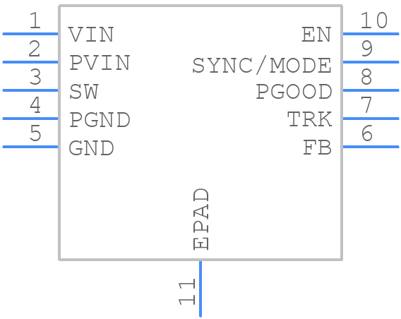 ADP2119ACPZ-1.0-R7 - Analog Devices - PCB symbol