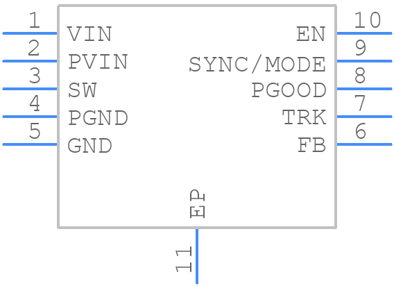ADP2119ACPZ-1.2-R7 - Analog Devices - PCB symbol