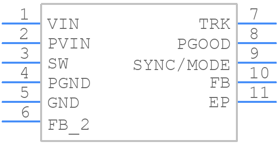 ADP2120ACPZ - Analog Devices - PCB symbol