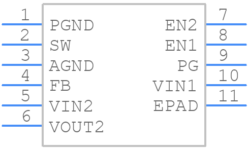 ADP2140ACPZ1218R7 - Analog Devices - PCB symbol