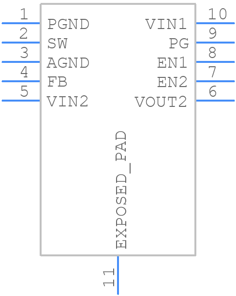 ADP2140ACPZ1812R7 - Analog Devices - PCB symbol