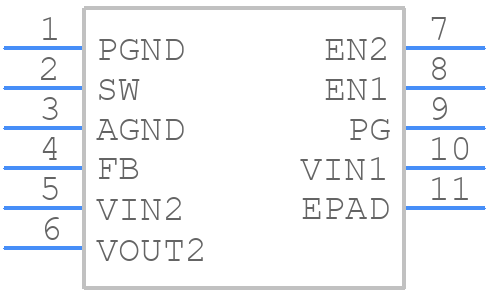 ADP2140ACPZ1833R7 - Analog Devices - PCB symbol