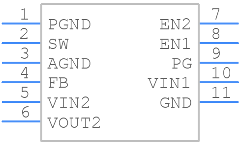 ADP2140ACPZ3315R7 - Analog Devices - PCB symbol