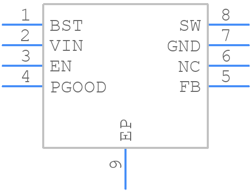 ADP2302ARDZ-3.3 - Analog Devices - PCB symbol