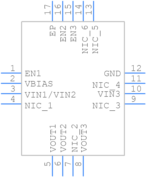 ADP322ACPZ-145 - Analog Devices - PCB symbol