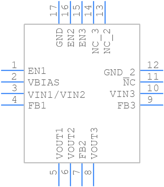 ADP323ACPZ - Analog Devices - PCB symbol