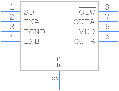ADP3624ARHZ-RL - Analog Devices - PCB symbol