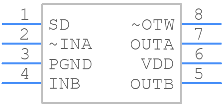 ADP3631ARZ-R7 - Analog Devices - PCB symbol