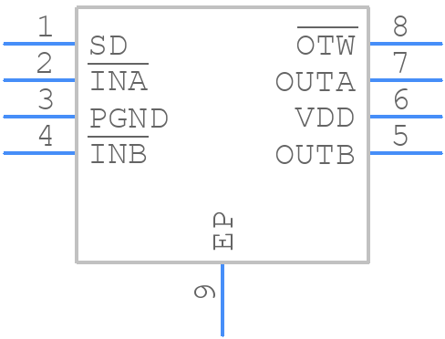 ADP3633ARHZ-RL - Analog Devices - PCB symbol