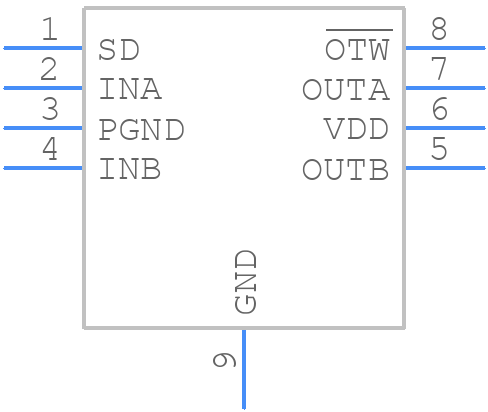 ADP3634ARDZ-R7 - Analog Devices - PCB symbol