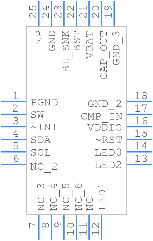 ADP5501ACPZ-RL - Analog Devices - PCB symbol