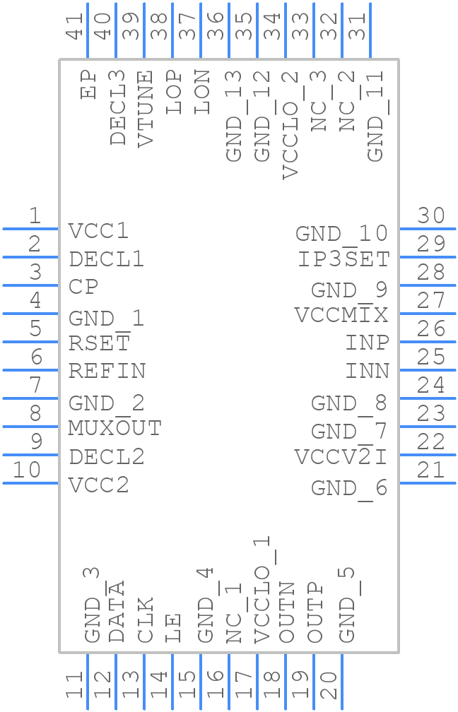 ADRF6655ACPZ-R7 - Analog Devices - PCB symbol