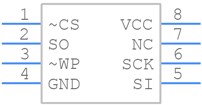 AT26DF321-SU - Microchip - PCB symbol