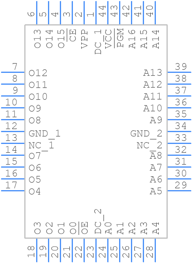AT27C2048-55JU - Microchip - PCB symbol