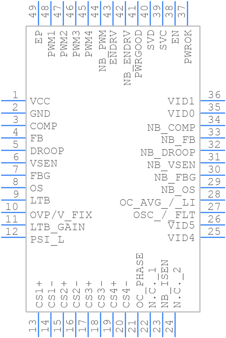 L6740L - STMicroelectronics - PCB symbol