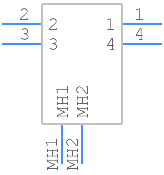 UJ2-BH-1-TH - Same Sky - PCB symbol