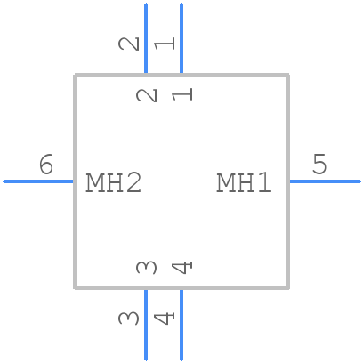 690-004-660-023 - EDAC - PCB symbol