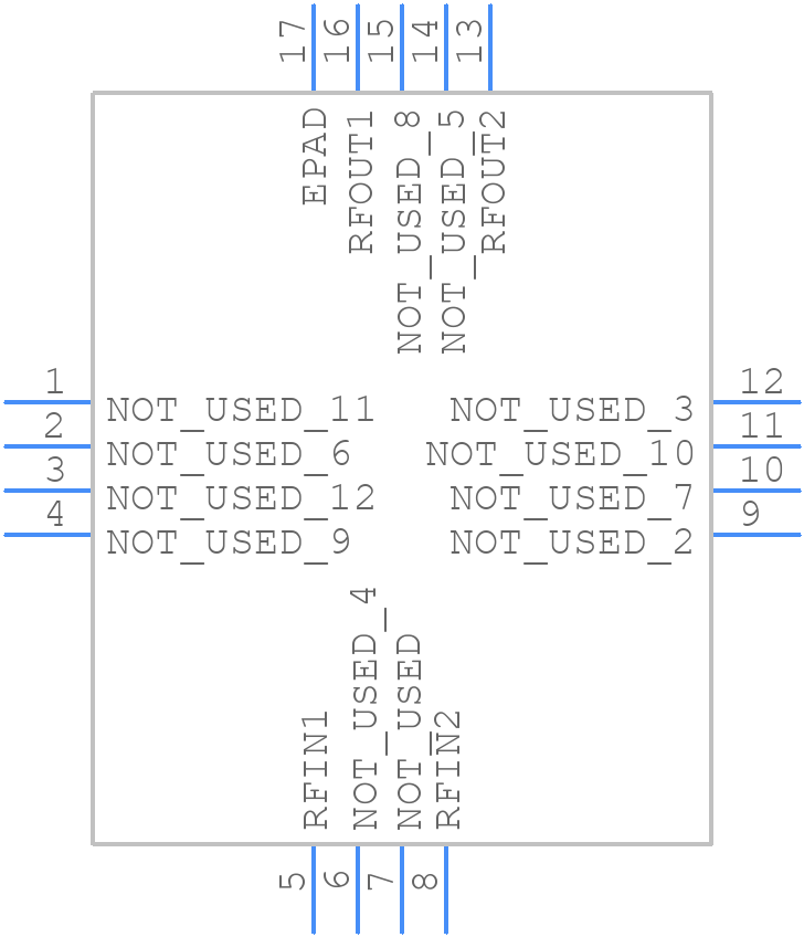 MGA-17516-BLKG - Avago Technologies - PCB symbol