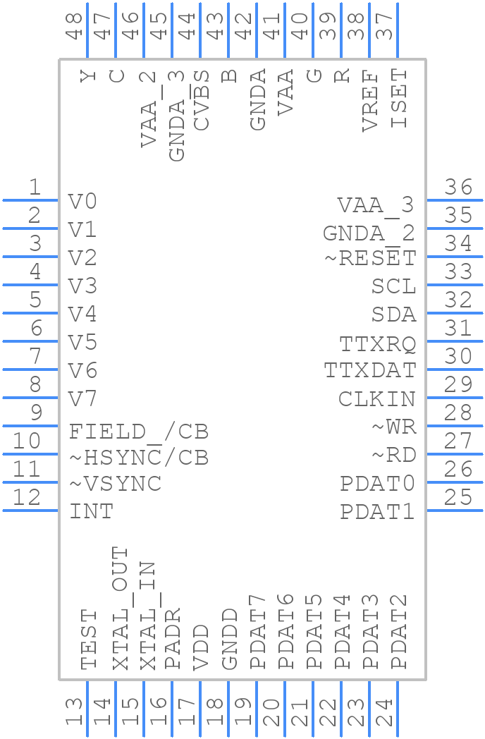 CS4954-CQZ - Cirrus Logic - PCB symbol