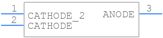 BAV23A - Diodes Incorporated - PCB symbol