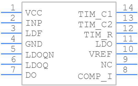 XR2211ACD-F - EXAR - PCB symbol