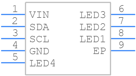 XRP7620IH-F - EXAR - PCB symbol