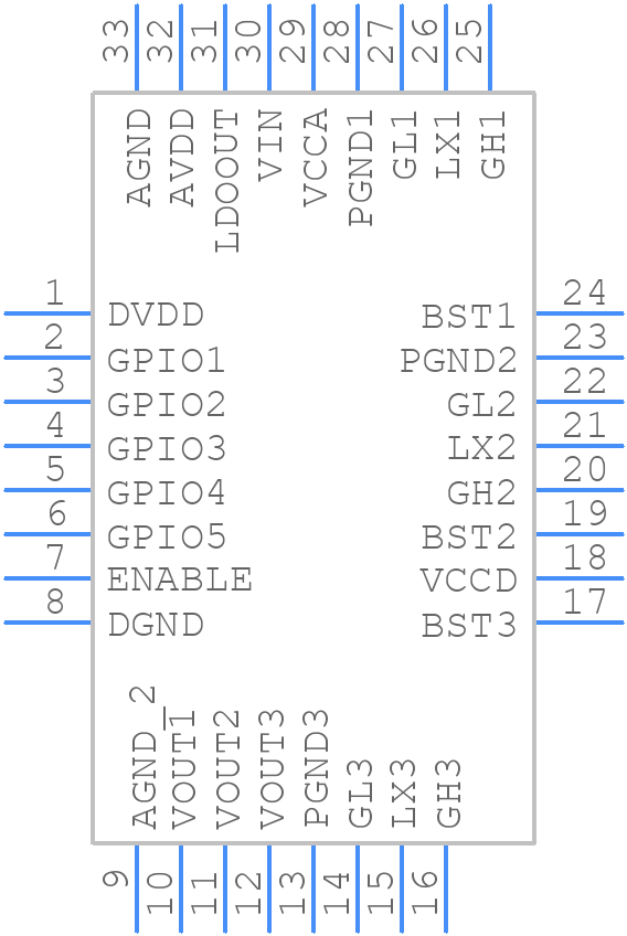 XRP7713ILB-F - EXAR - PCB symbol